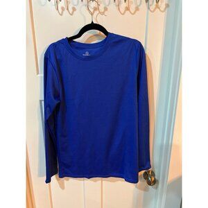 Real Essentials men's long-sleeve, dry-fit, athletic t-shirt